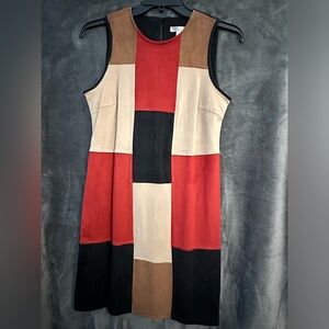 Suede fall color dress, Spense, size 8